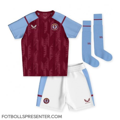 Aston Villa Philippe Coutinho #23 Hemmatröja Barn 2023-24 Kortärmad (+ korta byxor)
